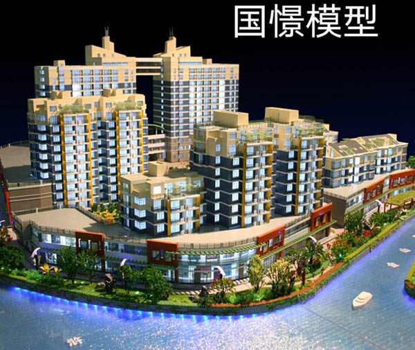 华宁县建筑模型