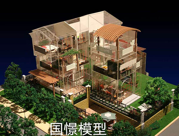 华宁县建筑模型