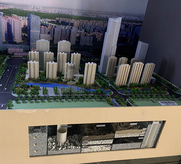 华宁县建筑模型